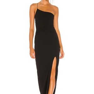 Nookie Lust One Shoulder Gown in Black Size Small